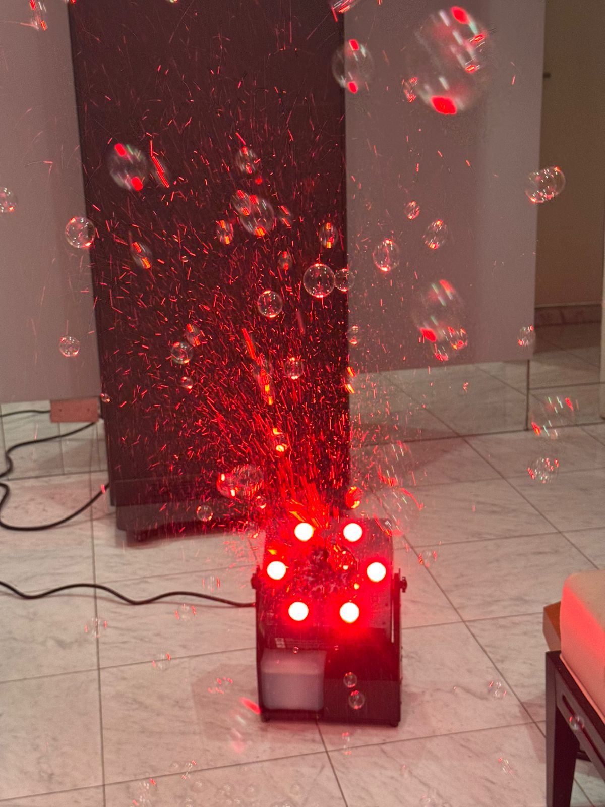 Moka SFX Burbujas — efecto rojo