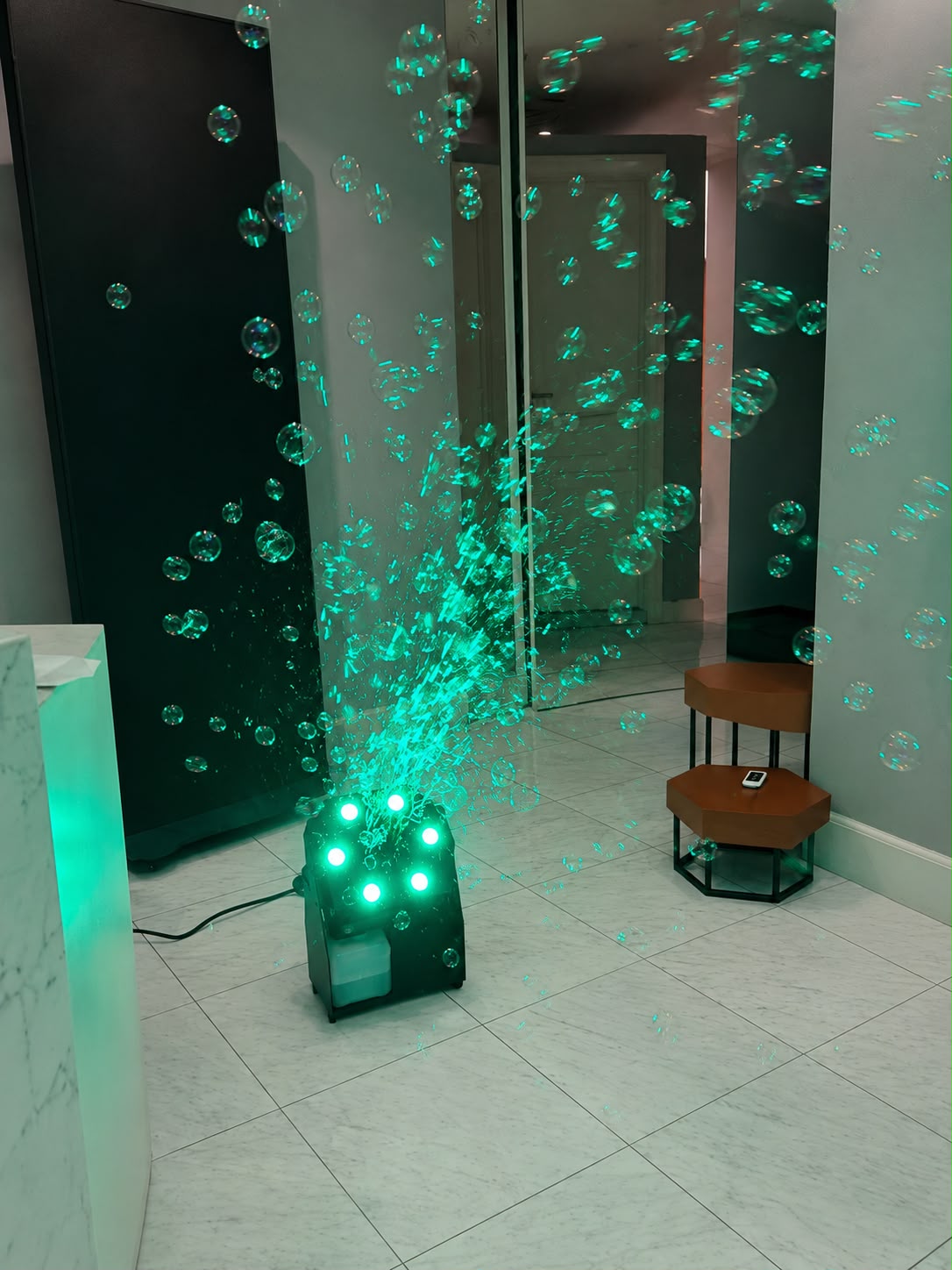 Moka SFX Burbujas — efecto verde